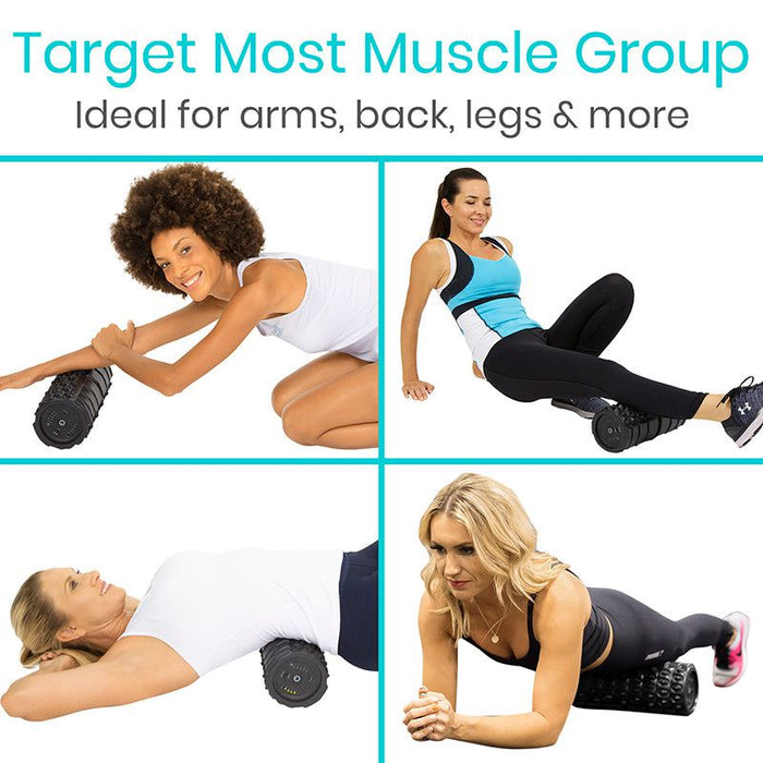 Vibrating Foam Roller - Trigger Point Pain Relief Vive Health Vibrating Foam Roller - Trigger Point Pain Relief Vive Health