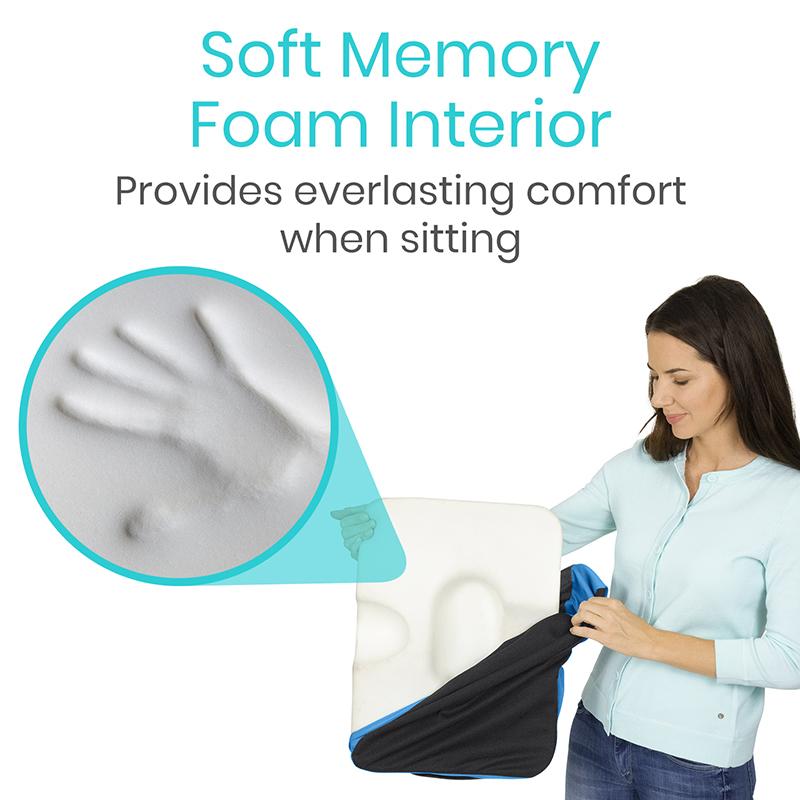 Fashionable Memory Cotton Hemorrhoid Cushion No Stuffiness Thicker