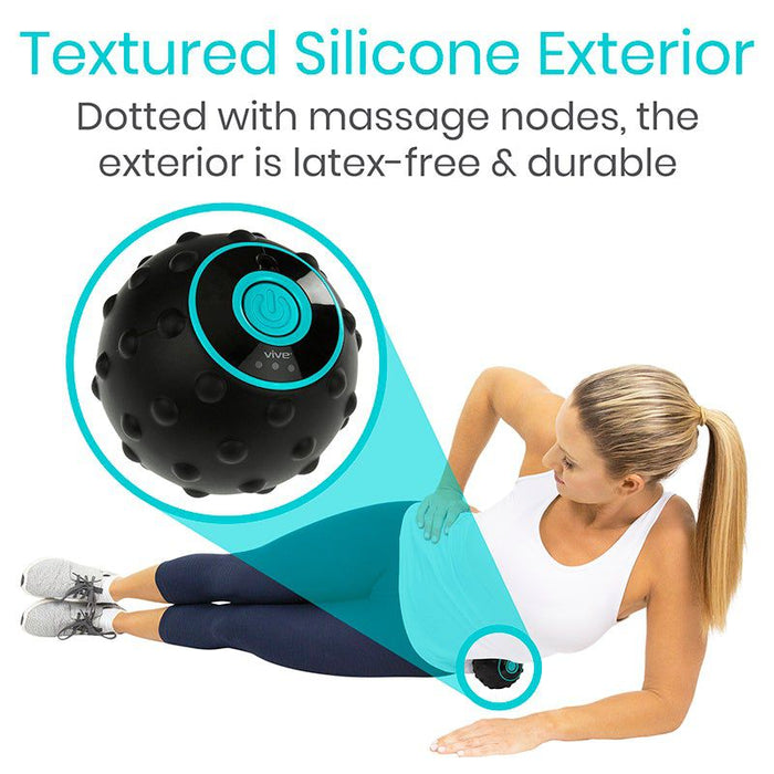 Vibrating Massage Ball - 3 Speed Massager Vive Health Vibrating Massage Ball - 3 Speed Massager Vive Health