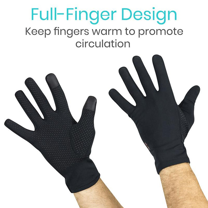 Copper Full Finger Arthritis Gloves Soft Breathable — Vive Health