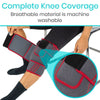 complete knee coverage