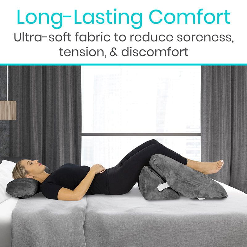 Leg Rest Pillow - Leg Elevation Wedge & Support - Vive Health
