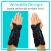 Wrist brace for left or right wrist