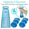 Hygienic & Discreet Trap and neutralize unpleasant odors