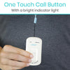 One Touch Call Button with a bright indicator light