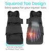 Space for injured toes design