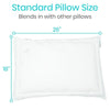Standard Pillow Size, Blends in with other pillows