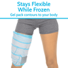 stays flexible while frozen