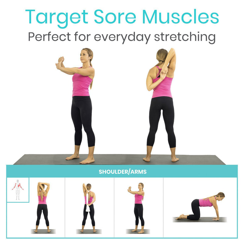 Stretching Workout Poster - 52 Exercises - Vive Health