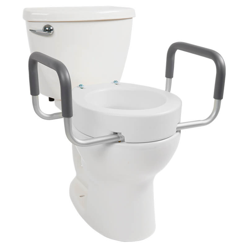 Raised Toilet Seat with Lock – Medacure
