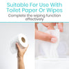 Suitable for use with toilet paper or wipes. Complete the wiping function effectively.