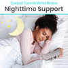 carpal tunnel wrist brace can be worn for nighttime support
