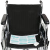 safety chair alarm and pad placed on black wheelchair seat