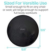 Sized For Versitile Use, Small enough to fit on any chair or seat, yet large enough to support full body workouts