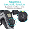 Adjustable Magnetic Tension Customize resistance for a personalized workout