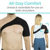 All-Day Comfort, Unisex & reversible for use on both shoulders