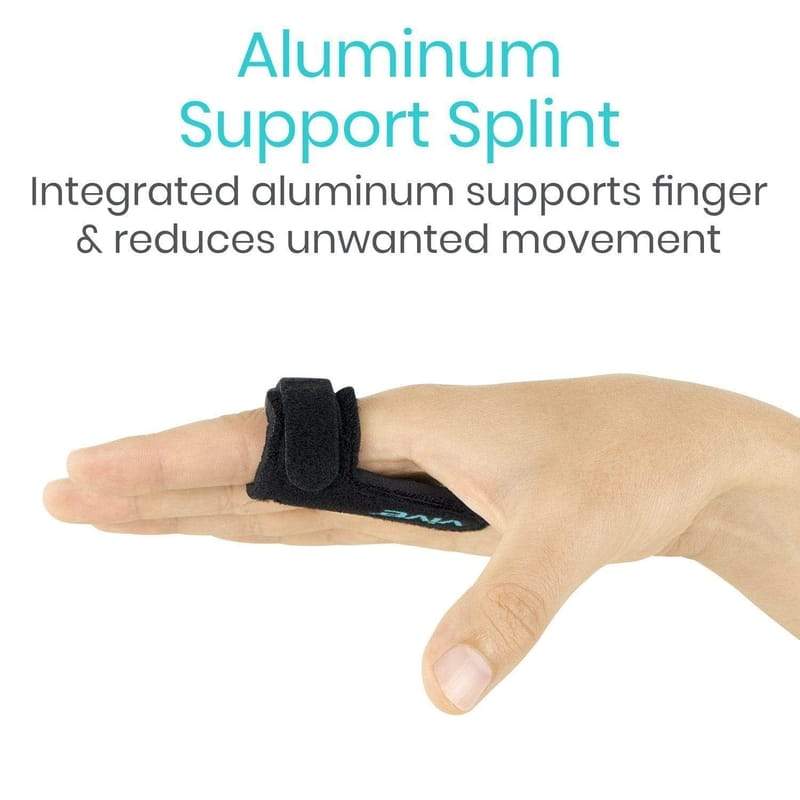 Adjustable Finger Protector Trigger Finger Splint Brace with Aluminium Bar  Hook & Loop Straps Treatment for Sprains, Pain Relief, Mallet Injury