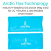 Arctic Flex Technology. Industry-leading ice packs stay cold for 30 minutes&are flexible when frozen