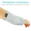 Therapeutic Compression Reduces pain, swelling and inflammation in the elbow