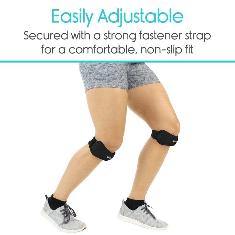 Easily Adjustable. Secured with a strong fastener strap for a comfortable, non-slip fit