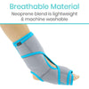 Breatable Material Neoprene blend is lightweight & machine washable