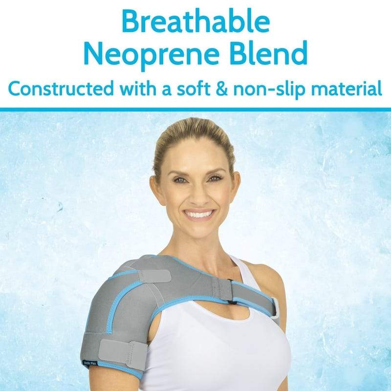 Shoulder Ice Pack Brace for Hot & Cold Therapy - Vive Health
