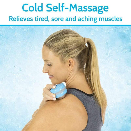 Cold Self-Massage Relieves tired, sore and aching muscles
