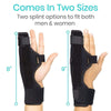 Comes In Two Sizes. Two splint options to fit both men & women