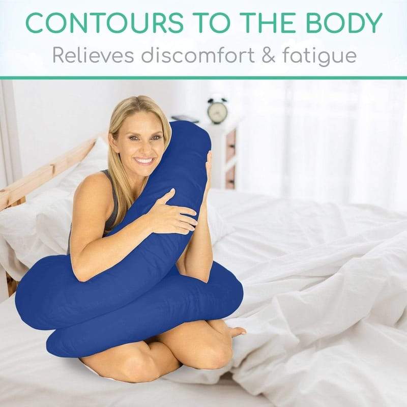 Contours to the body. Relieves discomfort and fatigue