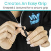 Creates An Easy Grip. Shaped & textured for a secure grip