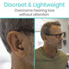 Discreet&Lightweight Overcome hearing loss without attention