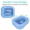 Double tube design made with a durable PVC material