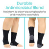 Durable Antimicrobial Blend, Resistant to odor-causing bacteria and machine washable