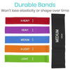 Durable Bands Won´t lose elasticity or shape over time