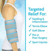 Targeted Relief For: Swelling & Inflammation, Tennis Elbow, Golf elbow, Pre or Post-Surgery, Sport injuries