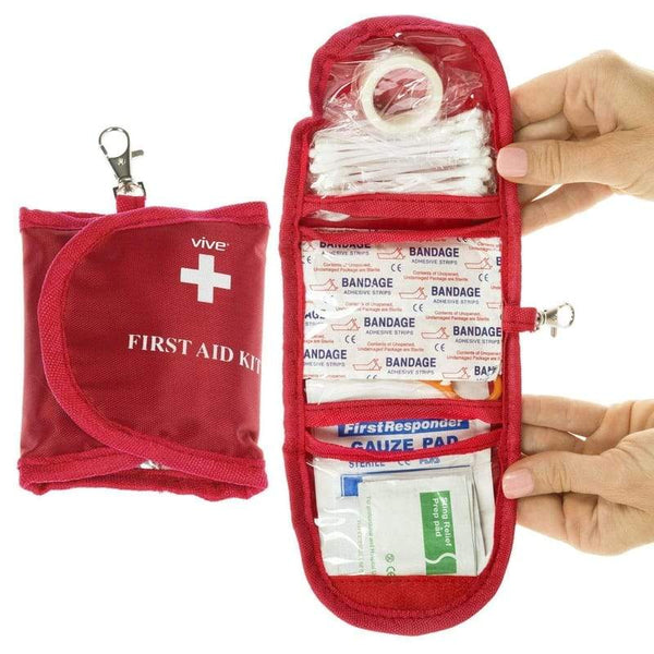 Mini First Aid Kit - 65 Piece Travel Safety To Go — Vive Health