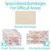 Specialized Bandages For Difficult Areas