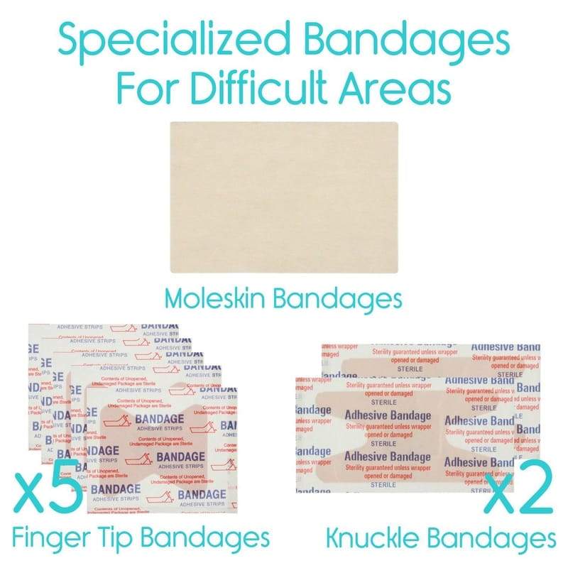 Various Sizes Bandages For Common Injuries