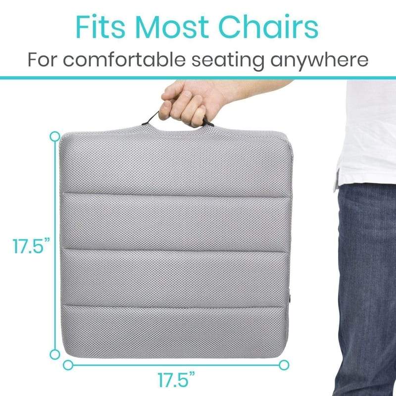 Vive Health CSH1051GRY Air Seat Cushion