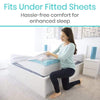 Fits Under Fitted Sheets, Hassle-free comfort for enhanced sleep