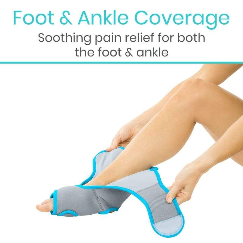 Foot & Ankle Coverage Soothing pain relief for both the foot & ankle