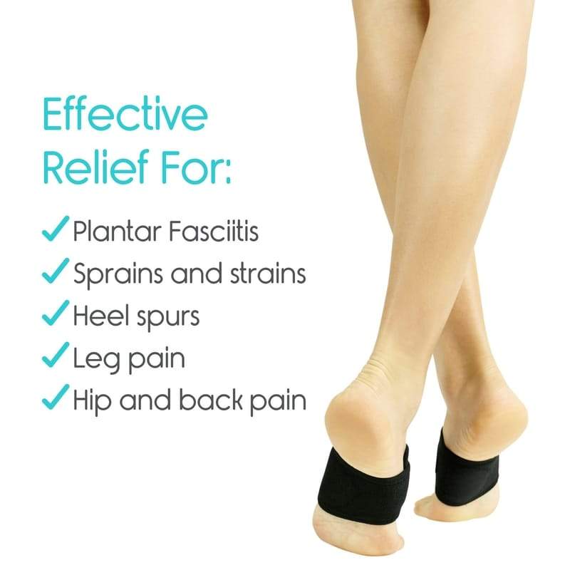 Effective Relief For: Plantar Fasciitis, Sprains and strains, Heel spurs, Leg pain, Hip and back pain