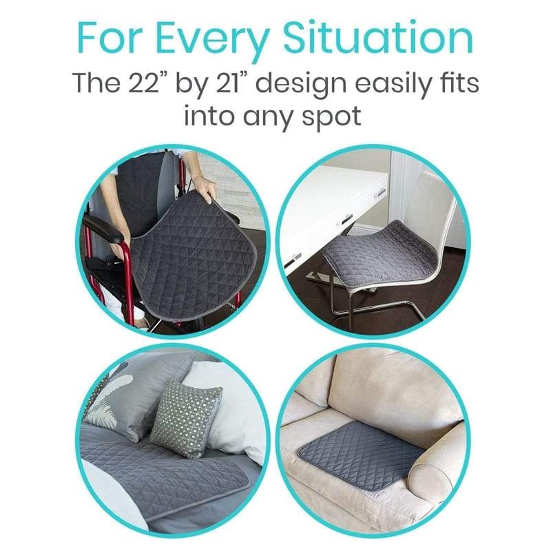 Chair Seat Cushions, Absorbent Washable Incontinence Chair Pads Non-Slip Waterproof Seat Protector Pads for Incontinence for Senior Children 22