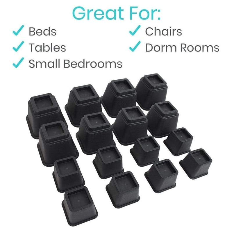 Bed Risers - High Lifts for Adjustable Furniture — Vive Health