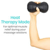 Heat therapy mode for optimal muscle relief during your massage sessions
