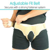 Adjustable fit belt. Secures with a strong fastener system