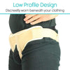 Low profile design. Discreetly worn beneath your clothing