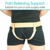 Pain relieving support suitable for pre or post surgery relief