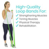 High-Quality Loop Bands For: Strengthening Muscles, Toning Muscles, Physical Therapy, Rehabilitation