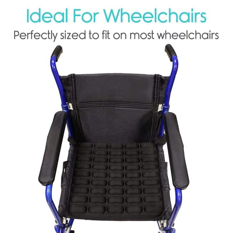 Gel Cushion - Car, Desk, Office & Wheelchair Seat Pad - Vive Health